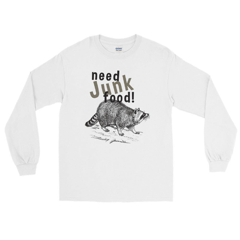 Need Junk Food Raccoon long sleeve tee