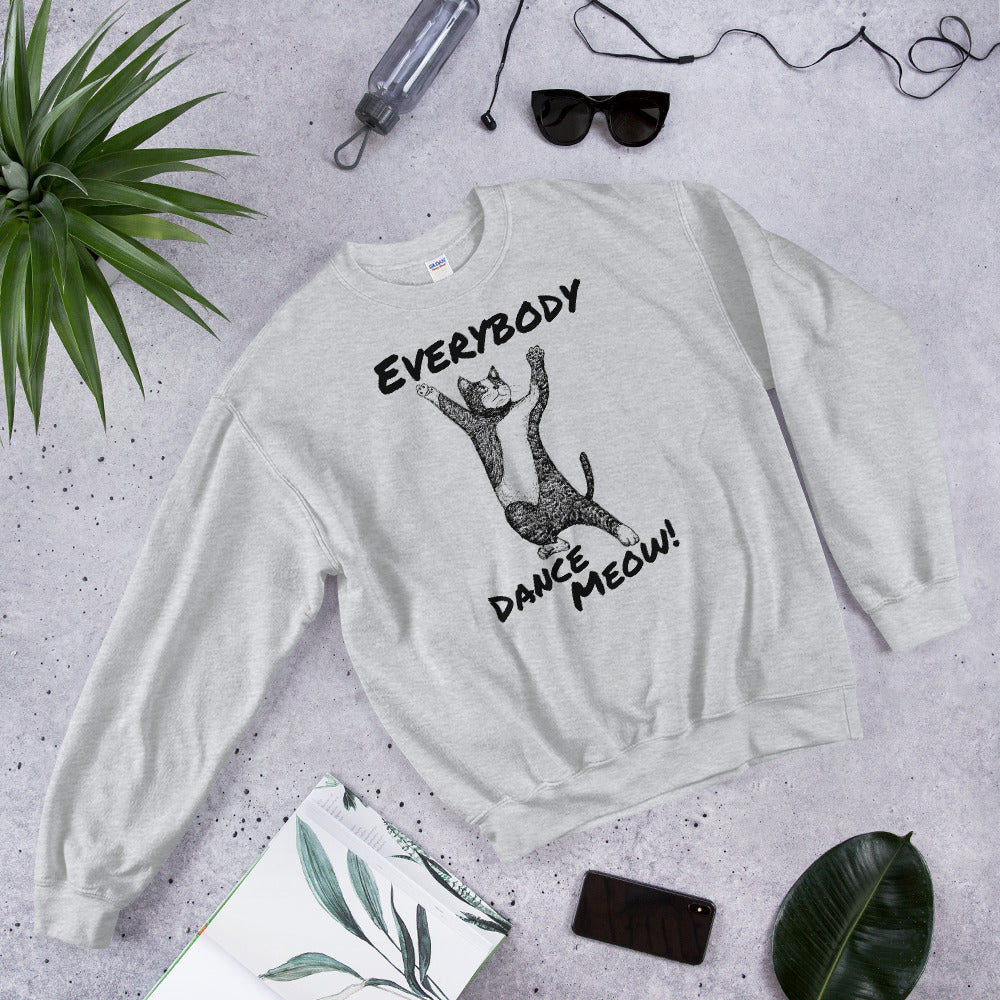 Everybody Dance Meow! Cat sweatshirt