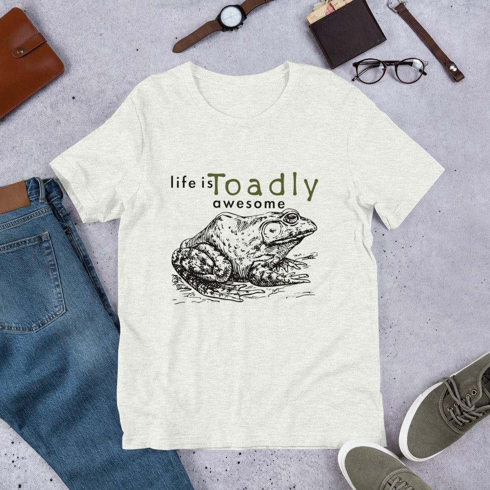 Life is Toadly Awesome Toad t-Shirt