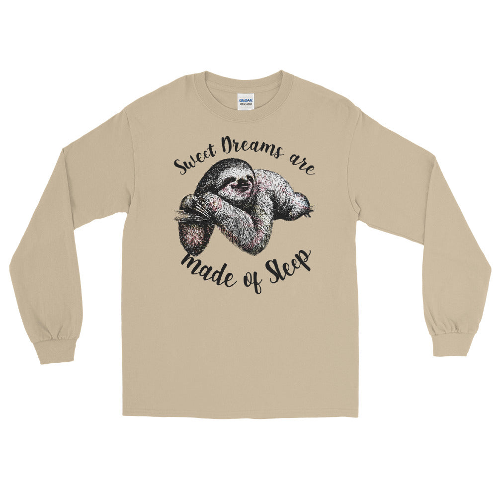 Sweet Dreams are made of Sleep-Sloth long sleeve tee