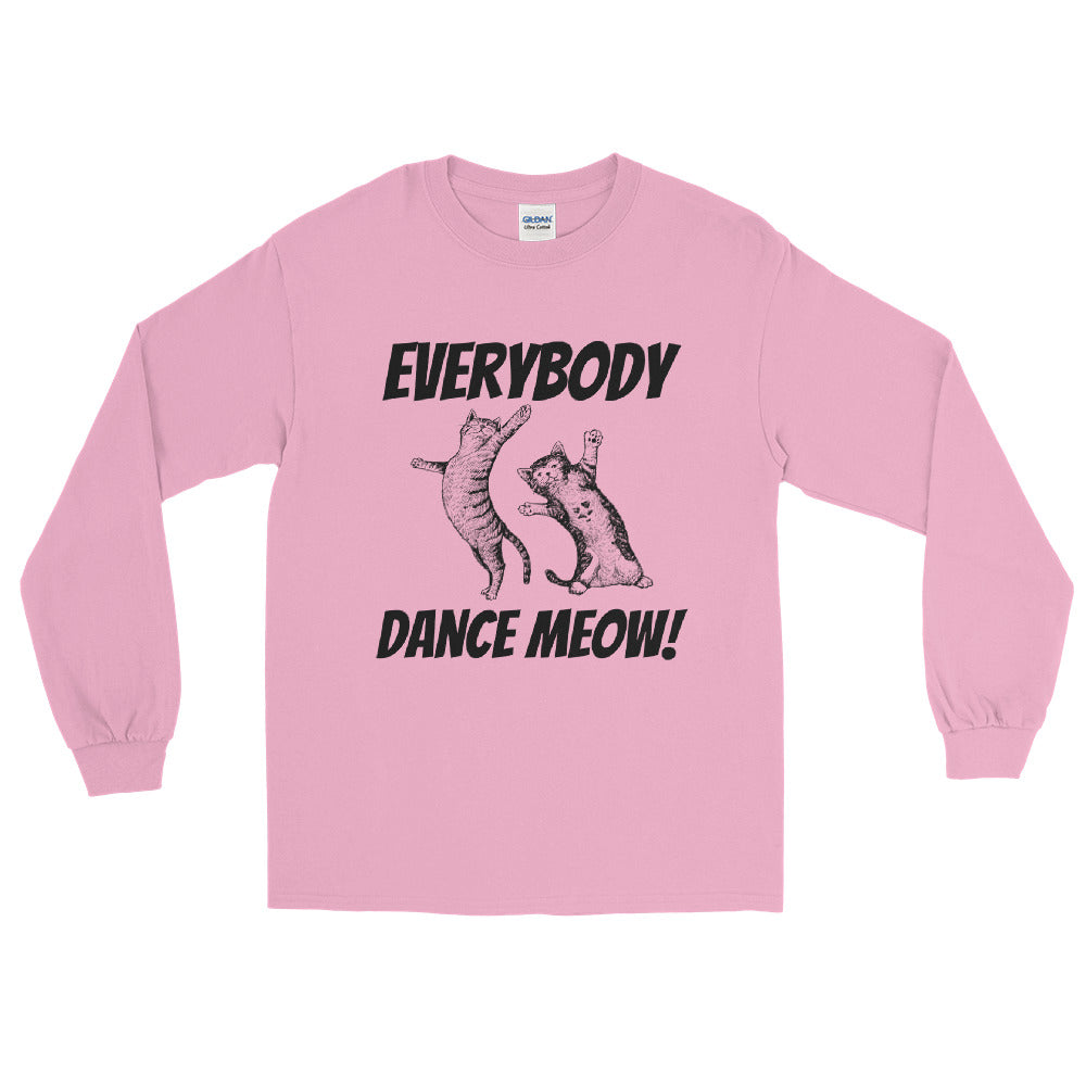 Everybody Dance Meow! Cats long sleeve tee