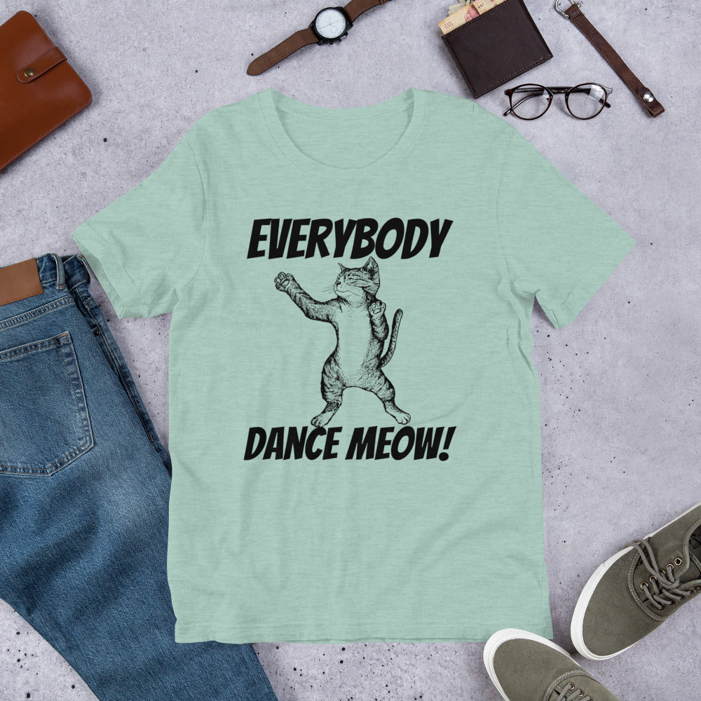 Everyody Dance Meow! Cat t-shirt