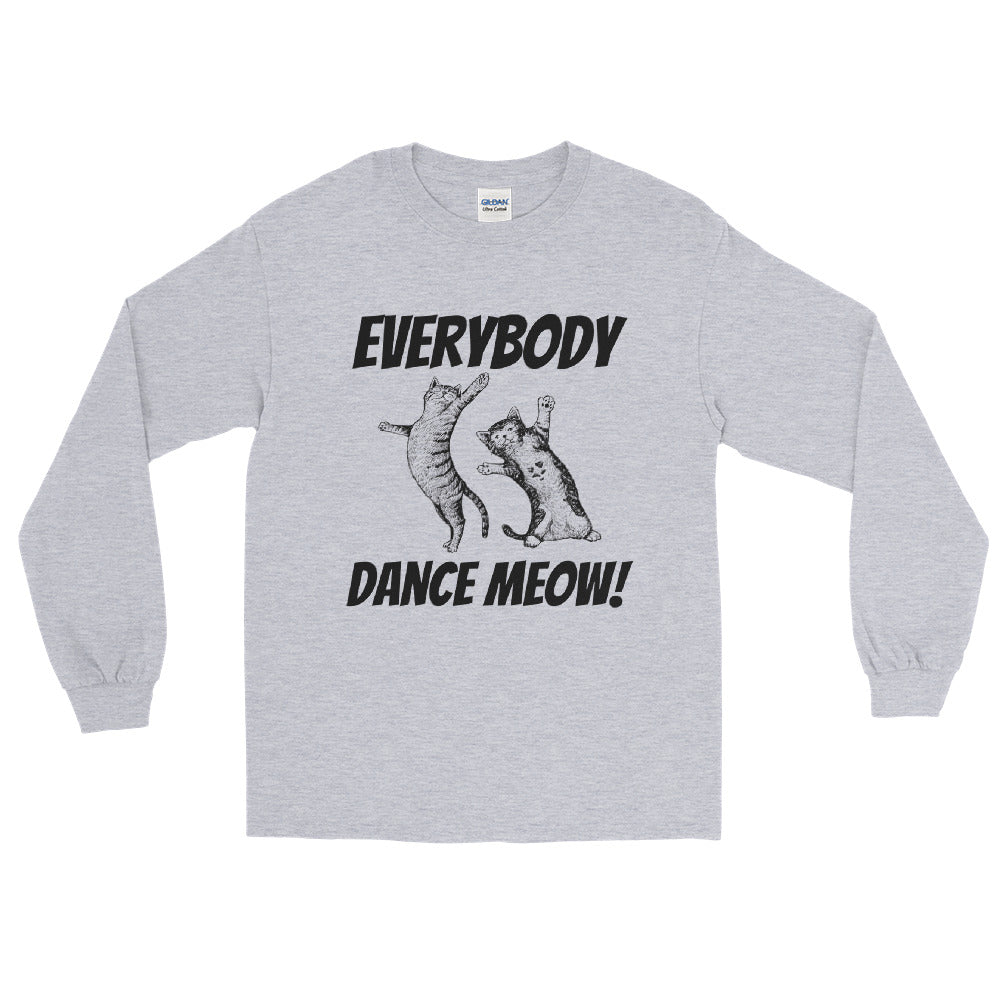 Everybody Dance Meow! Cats long sleeve tee