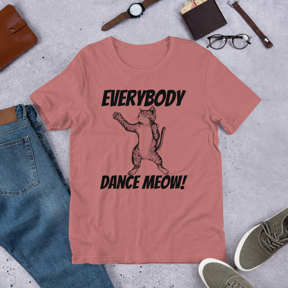 Everyody Dance Meow! Cat t-shirt