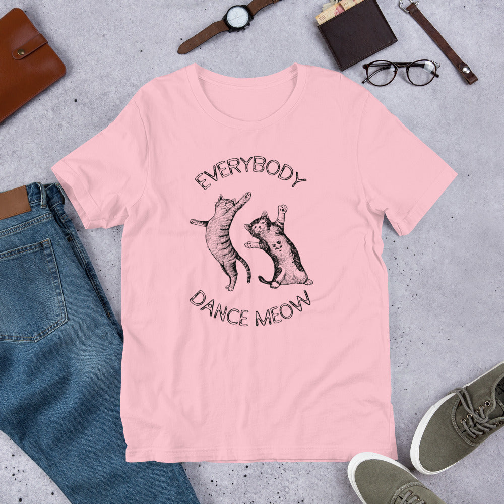 Everybody Dance Meow! Cats t-shirt