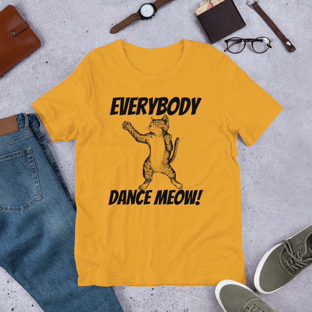 Everyody Dance Meow! Cat t-shirt