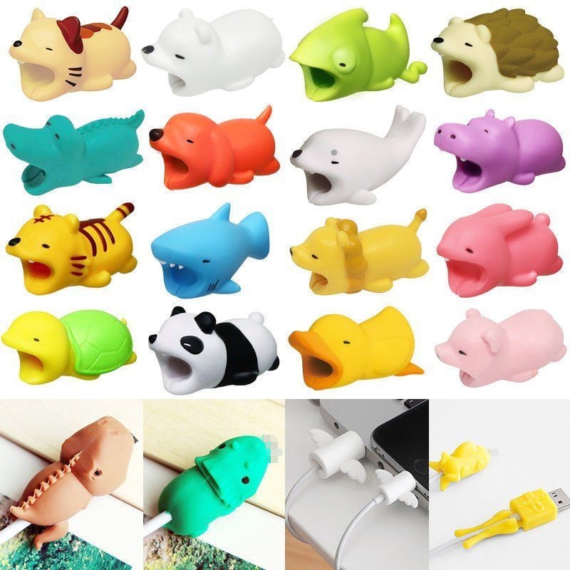 Cute Animal Cell Phone Cord Protector