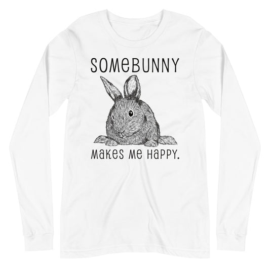 Somebunny Makes Me Happy long sleeve tee